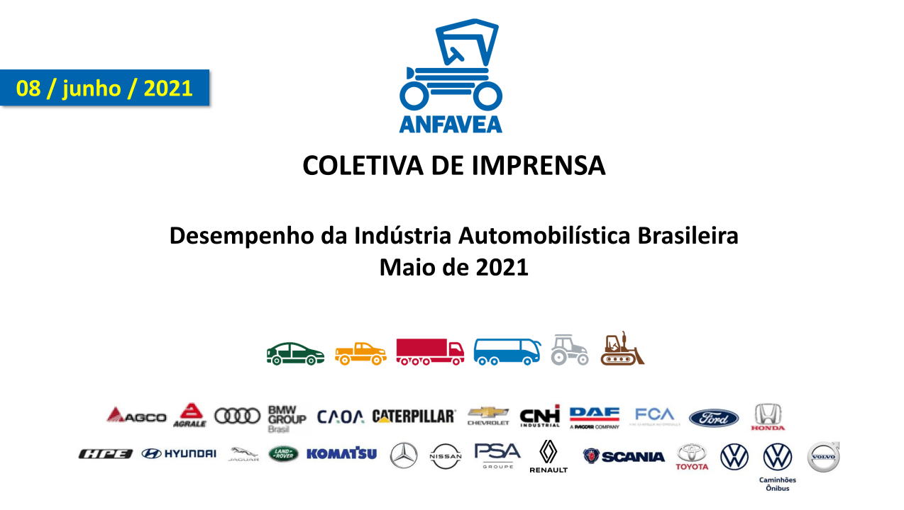 Desempenho da Indústria Automobilística Brasileira | Maio de 2021